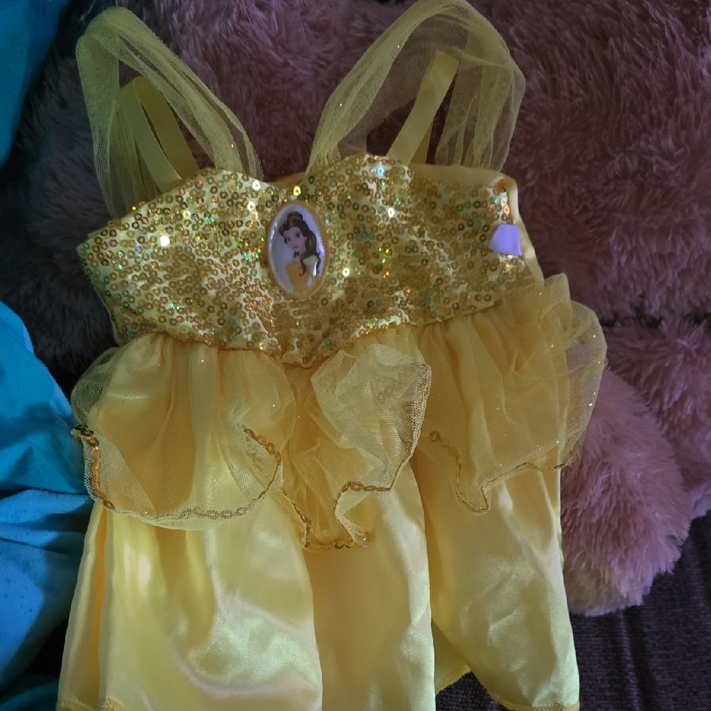 Build-A-Bear Yellow Sequin Dress